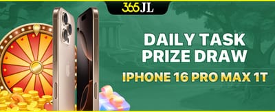Daily Task Prize Draw promotional banner